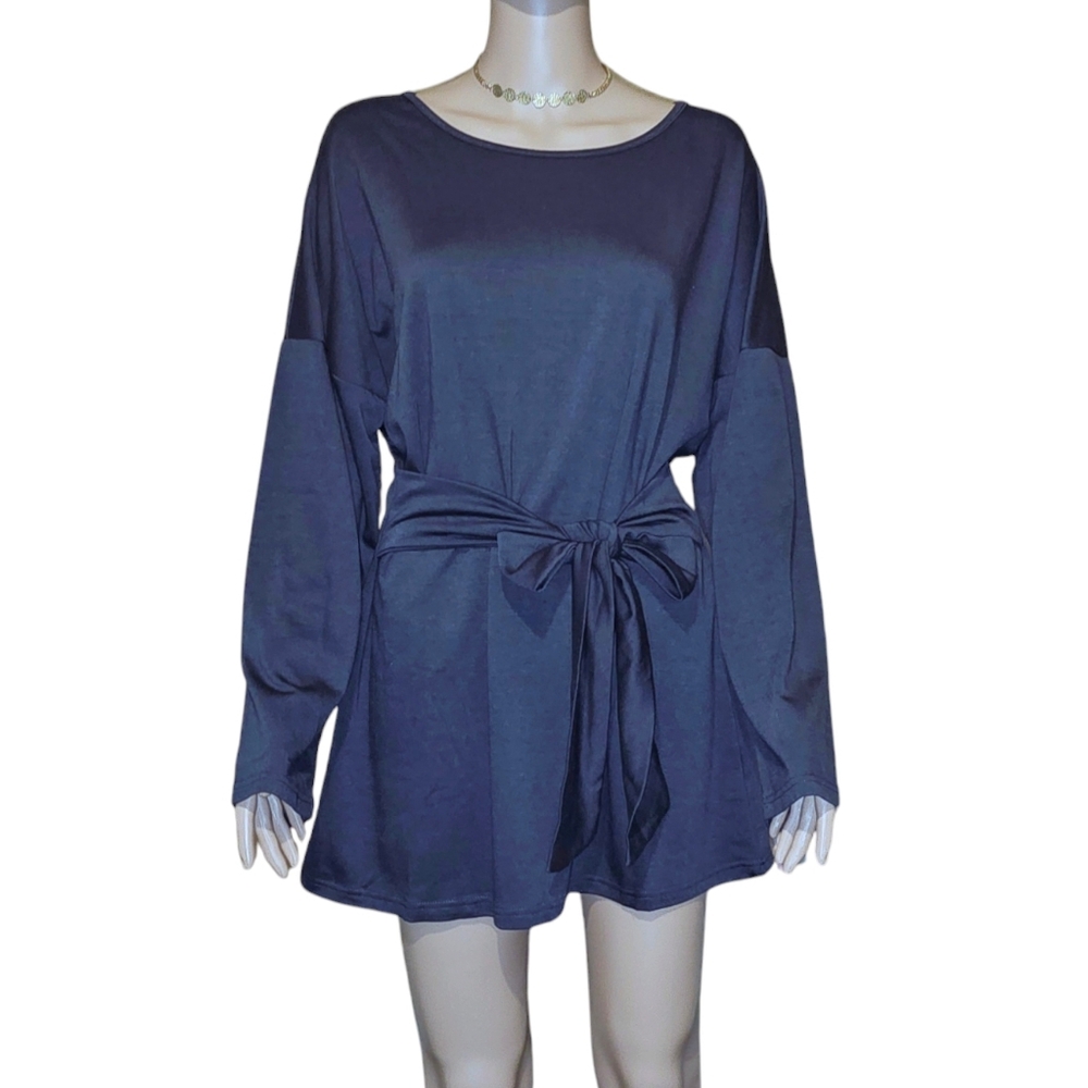 NWT Anna-Kaci Tie Front Tunic/Dress